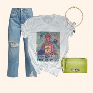 Tequila Made Me Do It shirt (Medium)